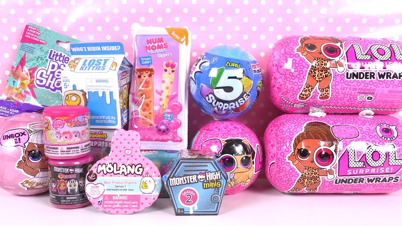 Jouets Surprises Poupées LOL Pets, Under Wraps, Num Noms