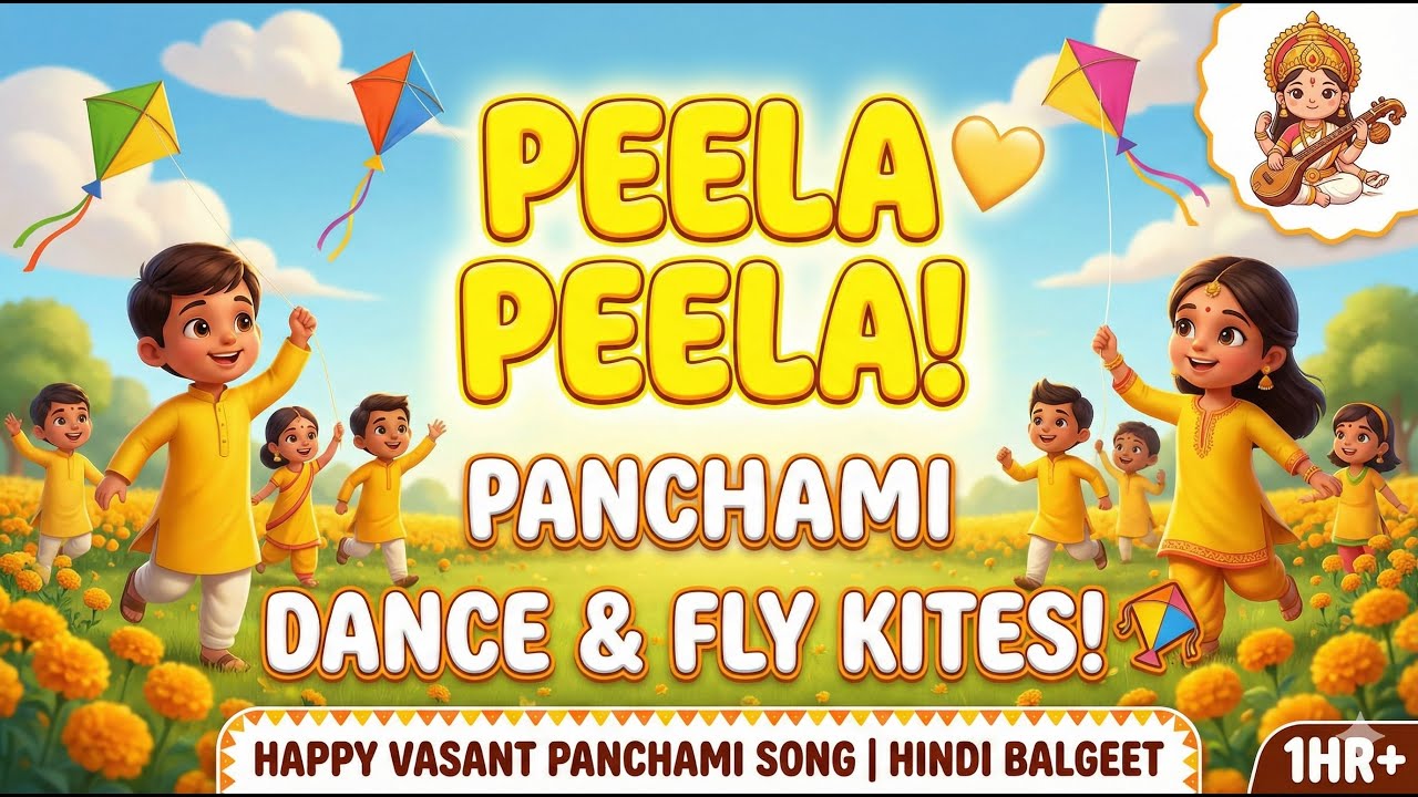 Vasant Panchami Dance Song! - Long 🪁 Learn Colors & Culture