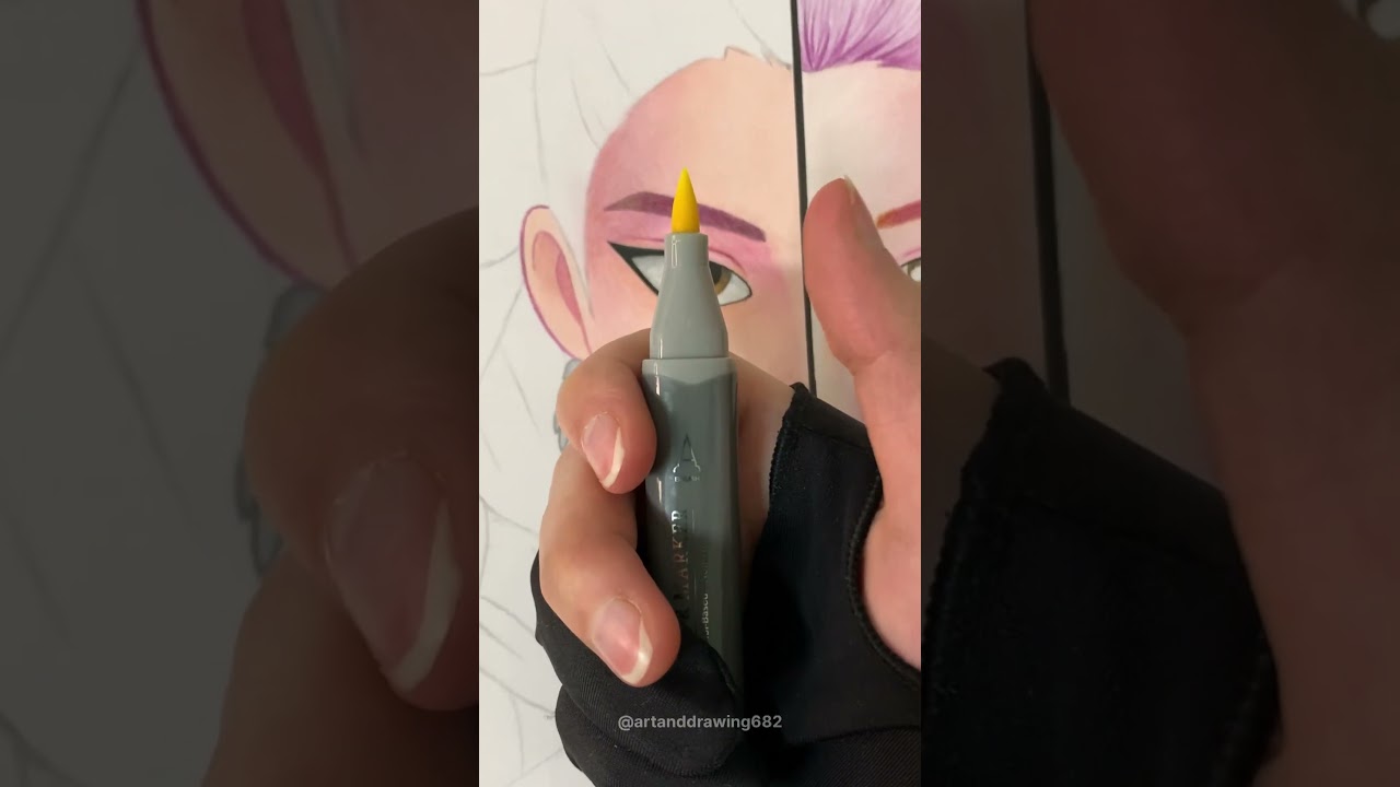 Drawing Rumi but 1 hour vs 10 Hours Challenge Part2 #shorts #challenge #1hour