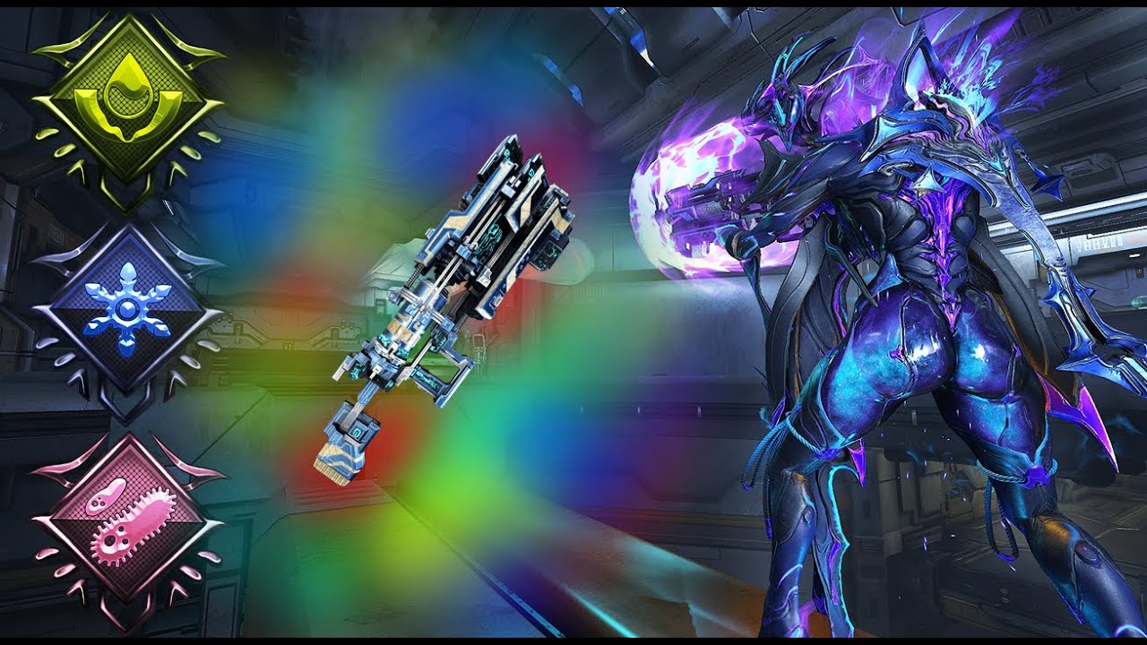 Warframe - Tenet Arca Plasmor | Bouncy Piercing Energy Waves (Corrosive, Cold /+ Viral from Nourish)