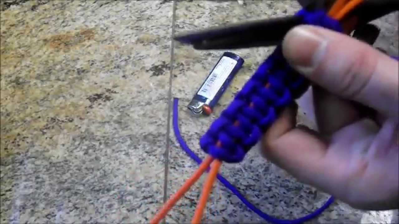 How to make a paracord knife lanyard w/ wrist loop