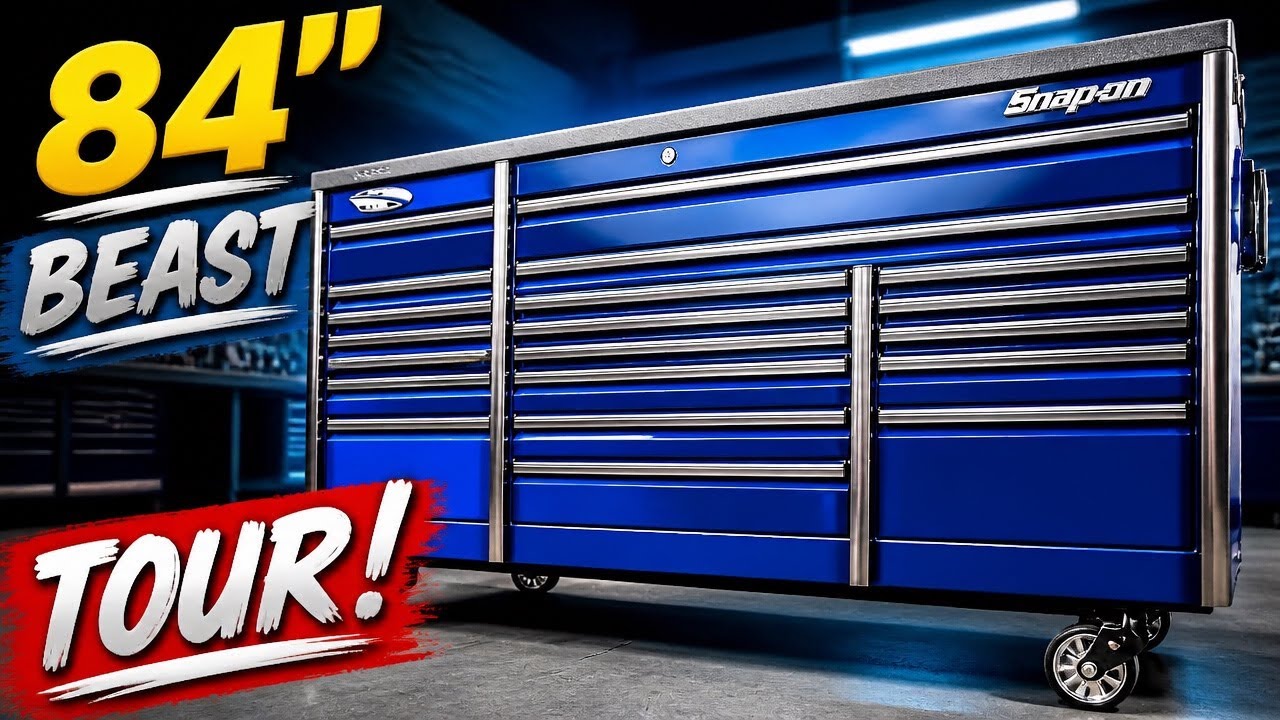 Snap-on 84”EPIQ Tool Box Tour (Part 1)