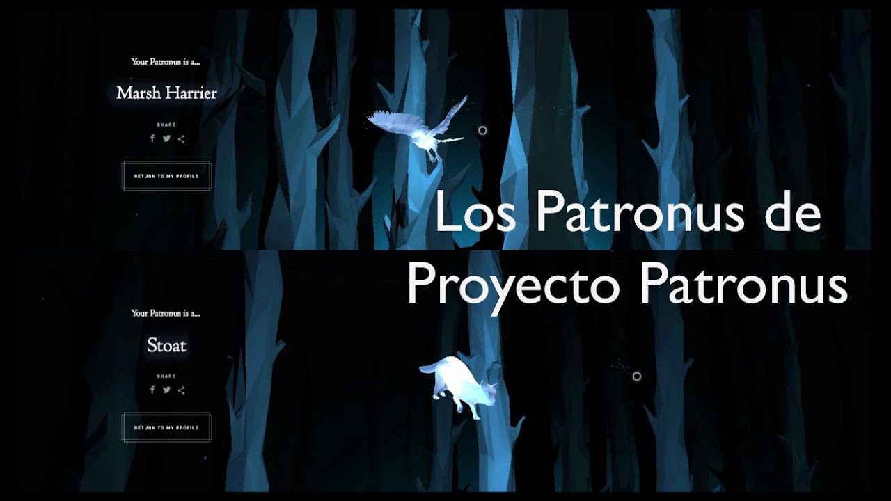 Los Patronus de Proyecto Patronus seg&uacute;n Pottermore