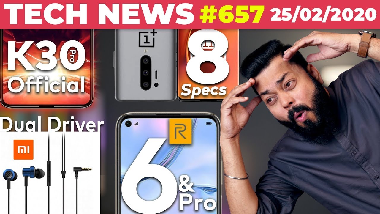 Realme 6 & 6 Pro Launch Date,Redmi K30 Pro Official,OnePlus 8 Pro All Specs,Mi Dual Driver🎧-TTN#657