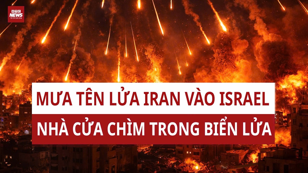 Nóng: Iran dội “mưa tên lửa” mới, Mỹ - Israel bất lực đánh chặn, cả khu dân cư chìm trong biển lửa! 