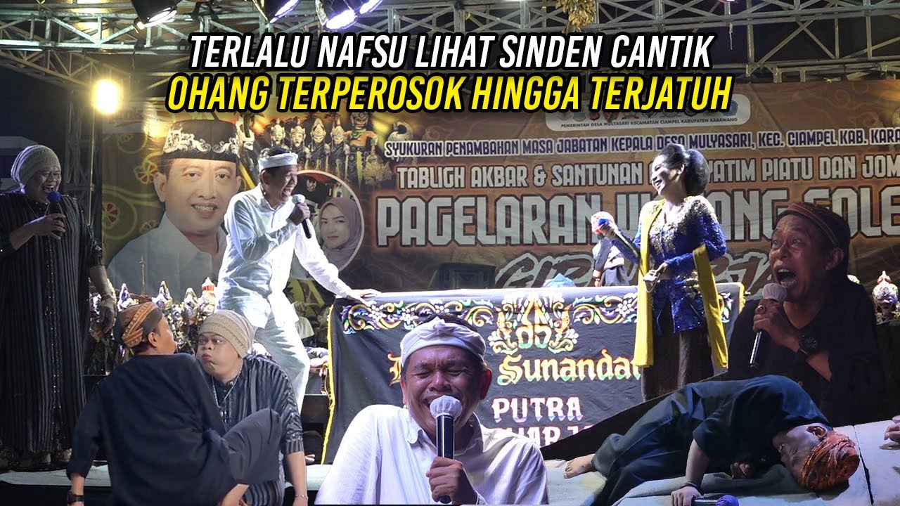 TERLALU NAFSU LIHAT SINDEN CANTIK | OHANG TERPESROSOK HINGGA TERJATUH