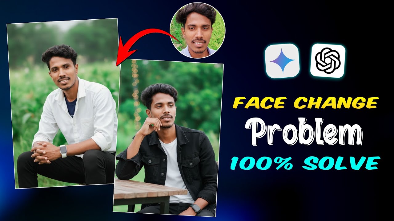 Gemini & Chatgpt Face Change Problem Solve | 100% Real Face
