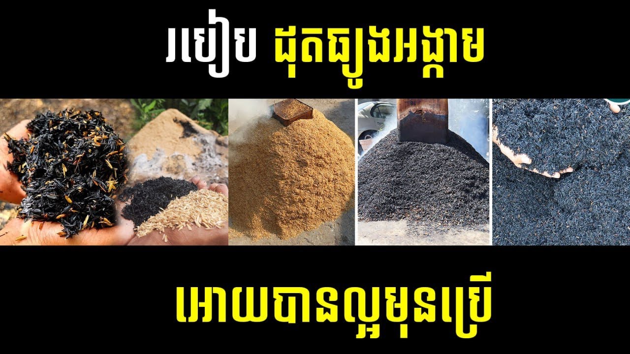 របៀប ដុតព្យូអង្កាម អោយបានល្អមុនប្រេីលេីការដាំដុះ