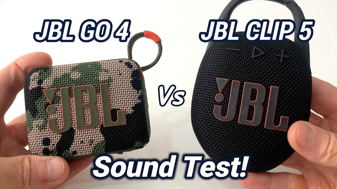 Звуковой тест Bluetooth-колонок JBL GO 4 и JBL CLIP 5!