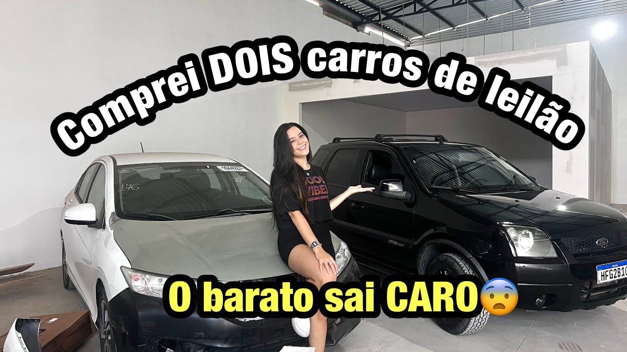 Comprei DOIS CARROS de leilão|O barato sai caro😨