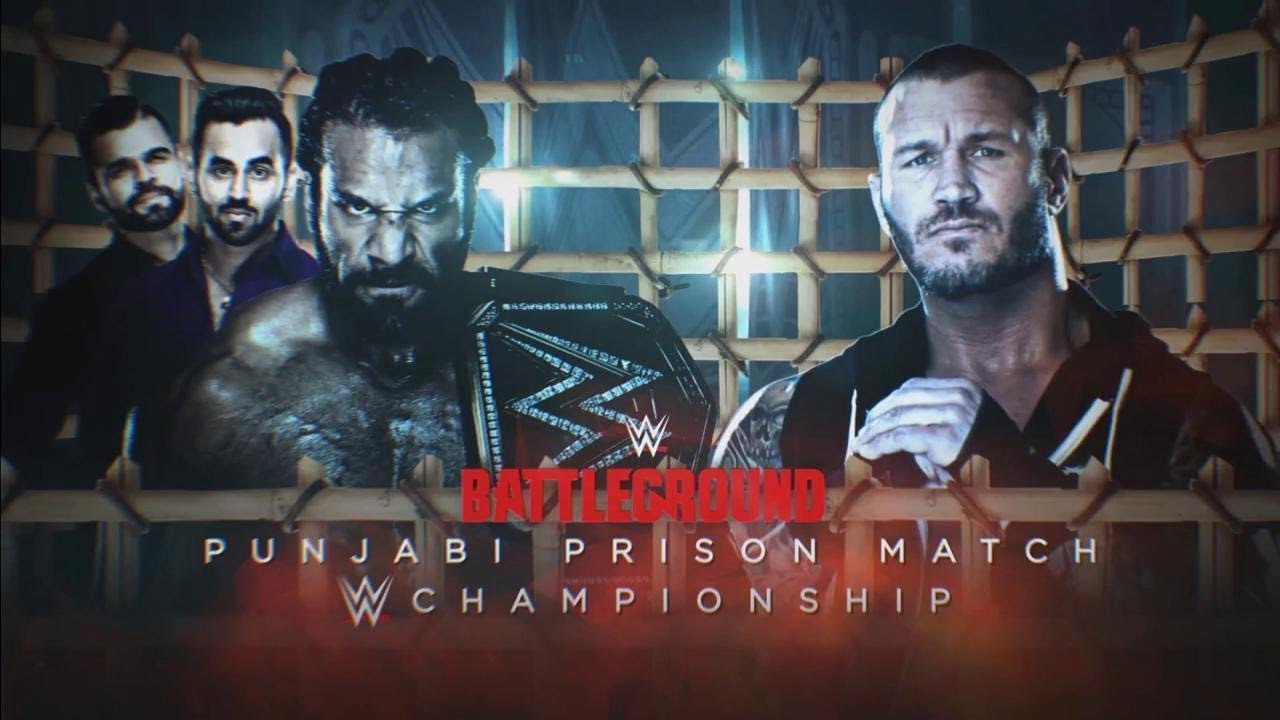 WWE Battleground 2017 - Randy Orton vs Jinder Mahal (c) Promo Punjabi Prison Match