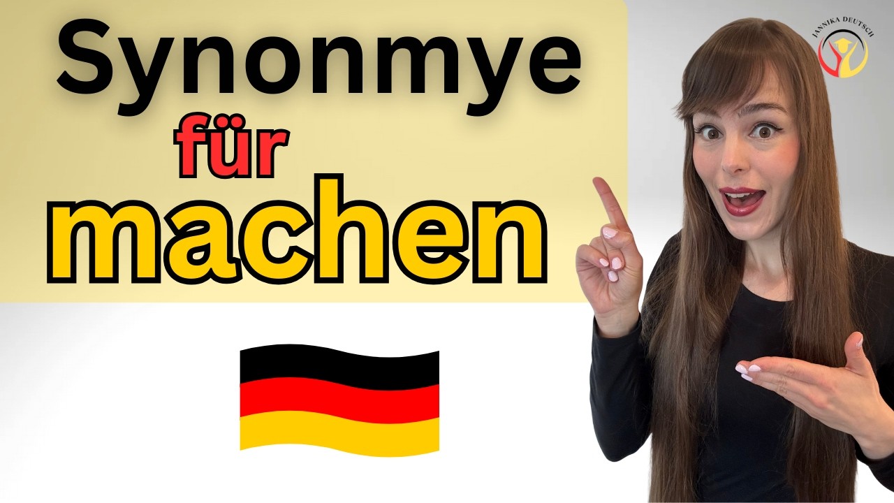 ❌Fehler Nr. 1 bei Deutschlernern: zu oft „machen“