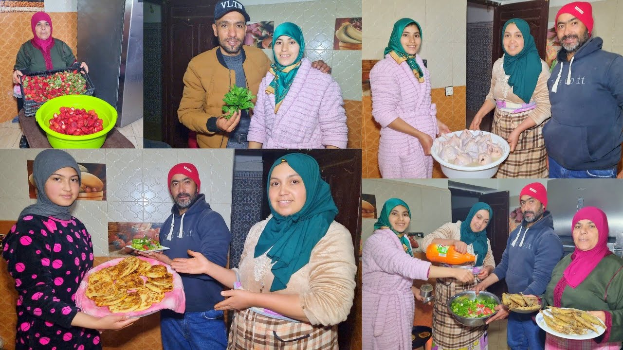 الفطور 14🌙ياسمين حدكتها بينات💪 أو الكوزينة تجردات 🥳أو بهرات العريسات🤩