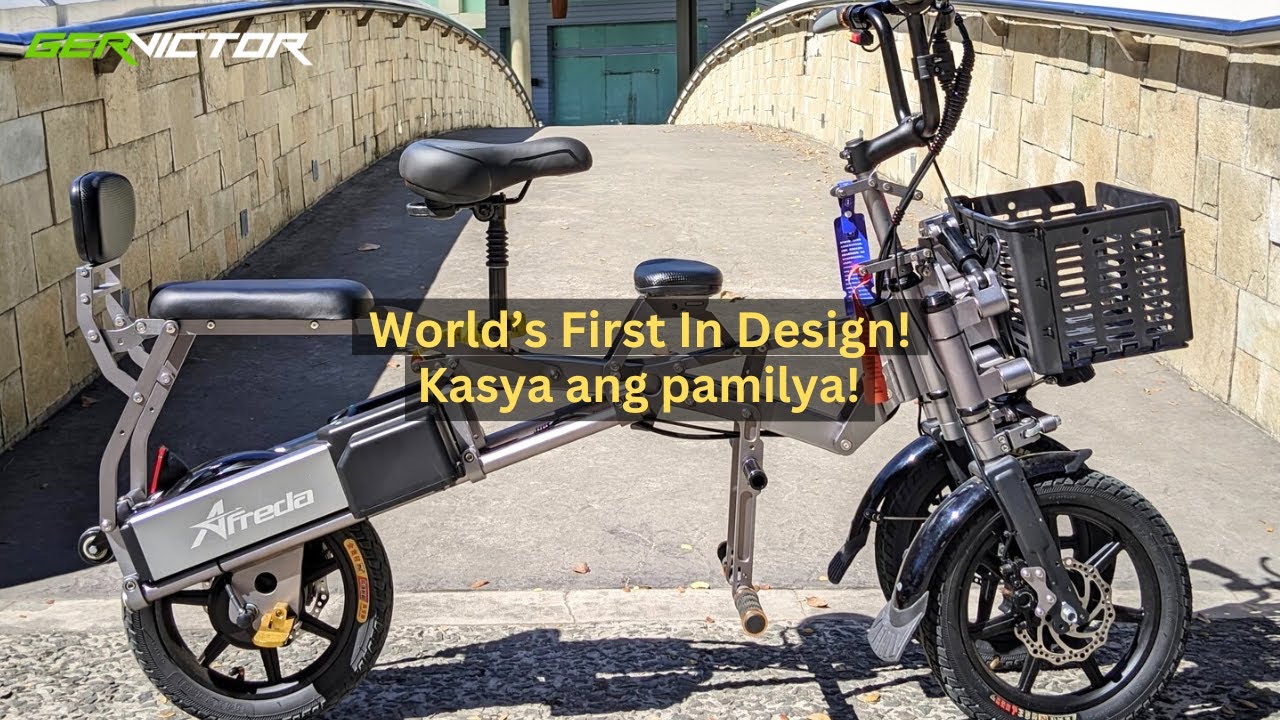 WEIRD LOOKING FOLDING E-BIKE! THE AFREDA S6