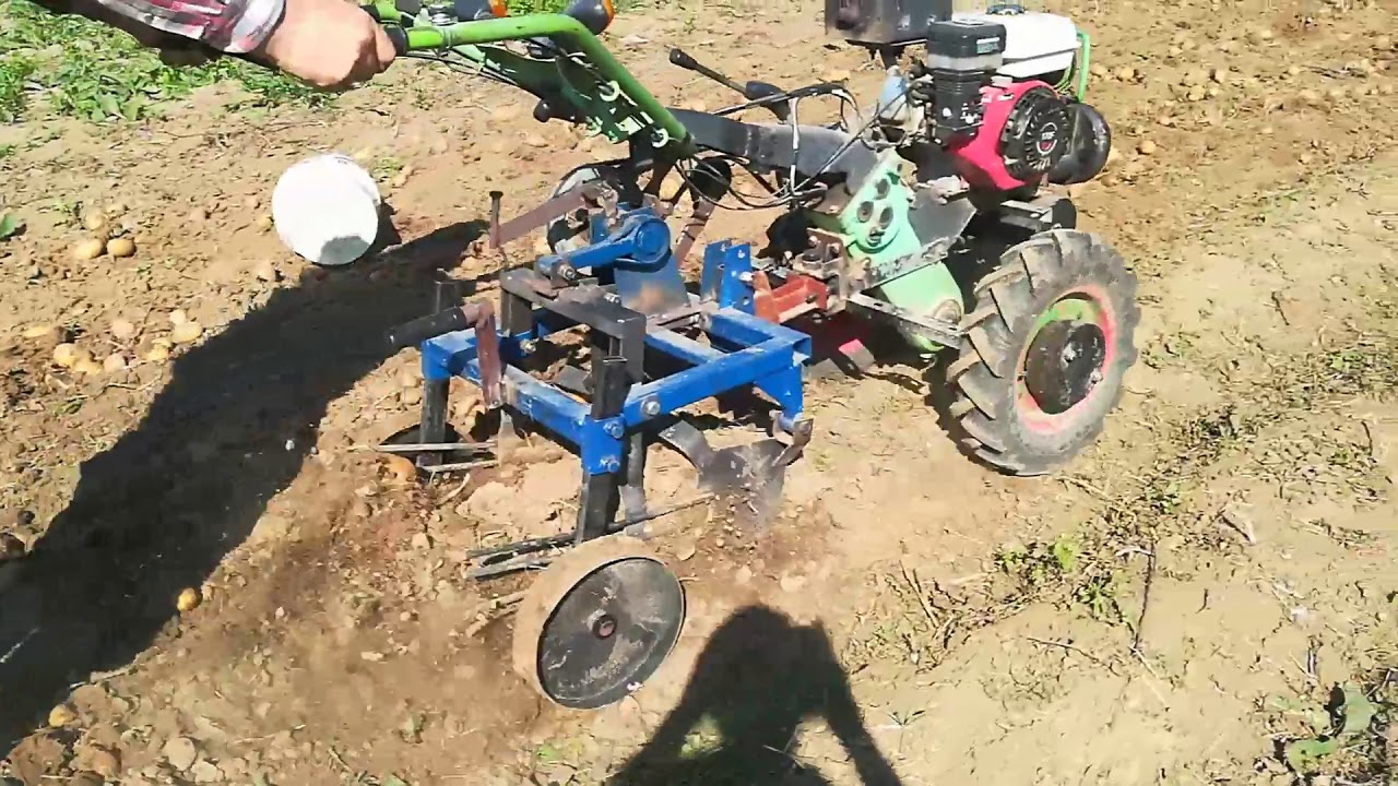 Cu motosapa WM500 ZS 500 B-3 7cp cu transmisie de fonta.(cu masinaria de scos cartofi)