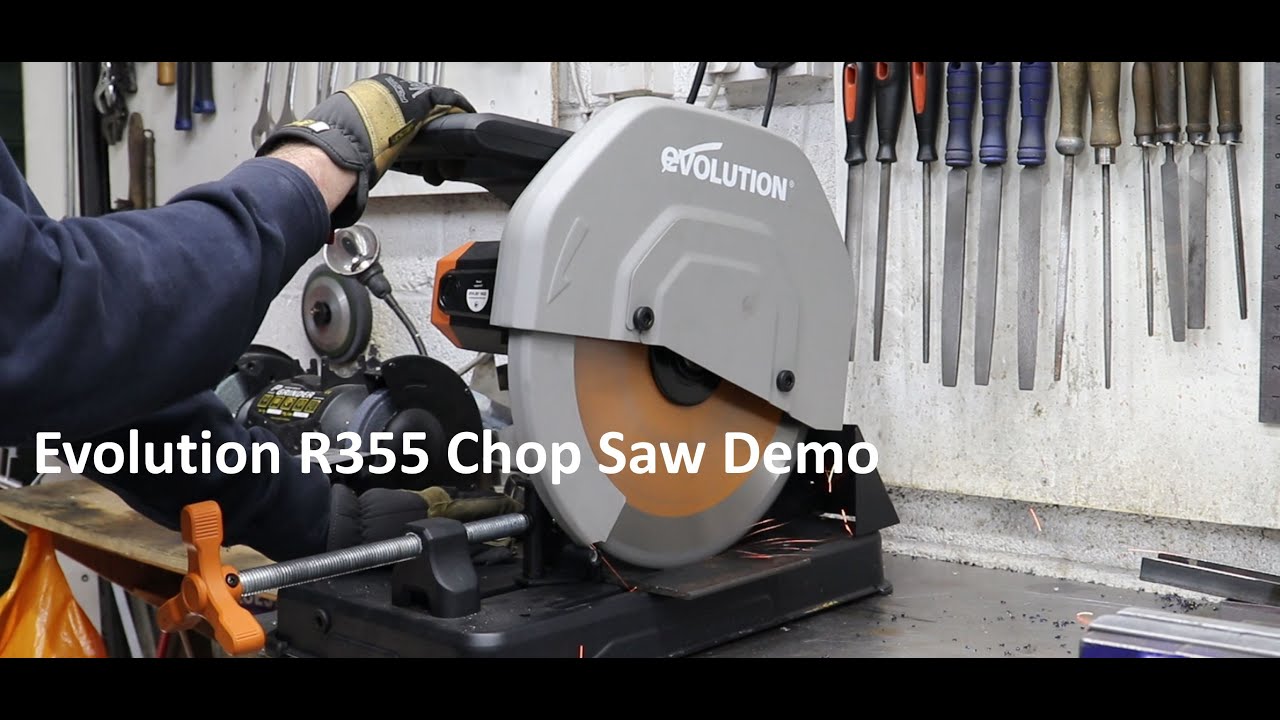 Evolution R355 Chop Saw Demo