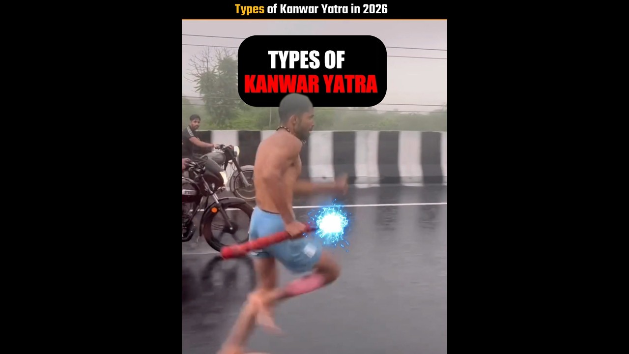 Types of Kanwar Yatra in 2026 🤔 #kanwaryatra #kawadyatra #viralvideo #kawad