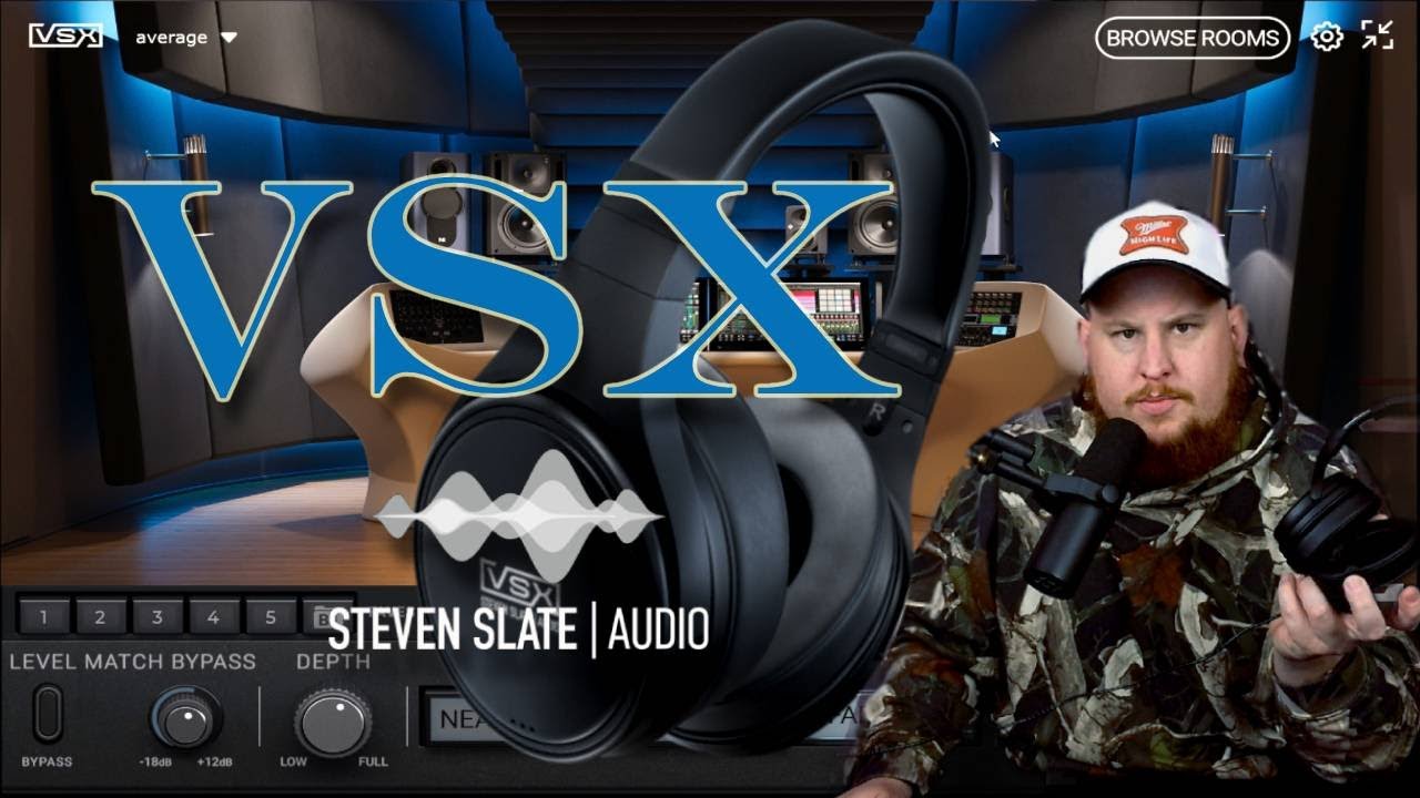 🎧 Обзор Slate VSX + аудиотест | Наушники для виртуальной бинауральной микшерной комнаты