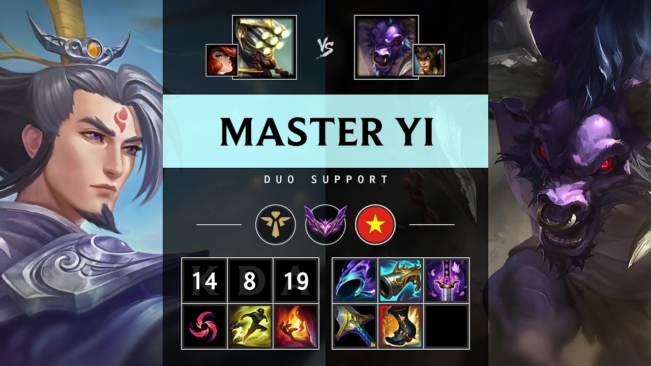 Master Yi Support vs Alistar - VN Master Patch 25.20