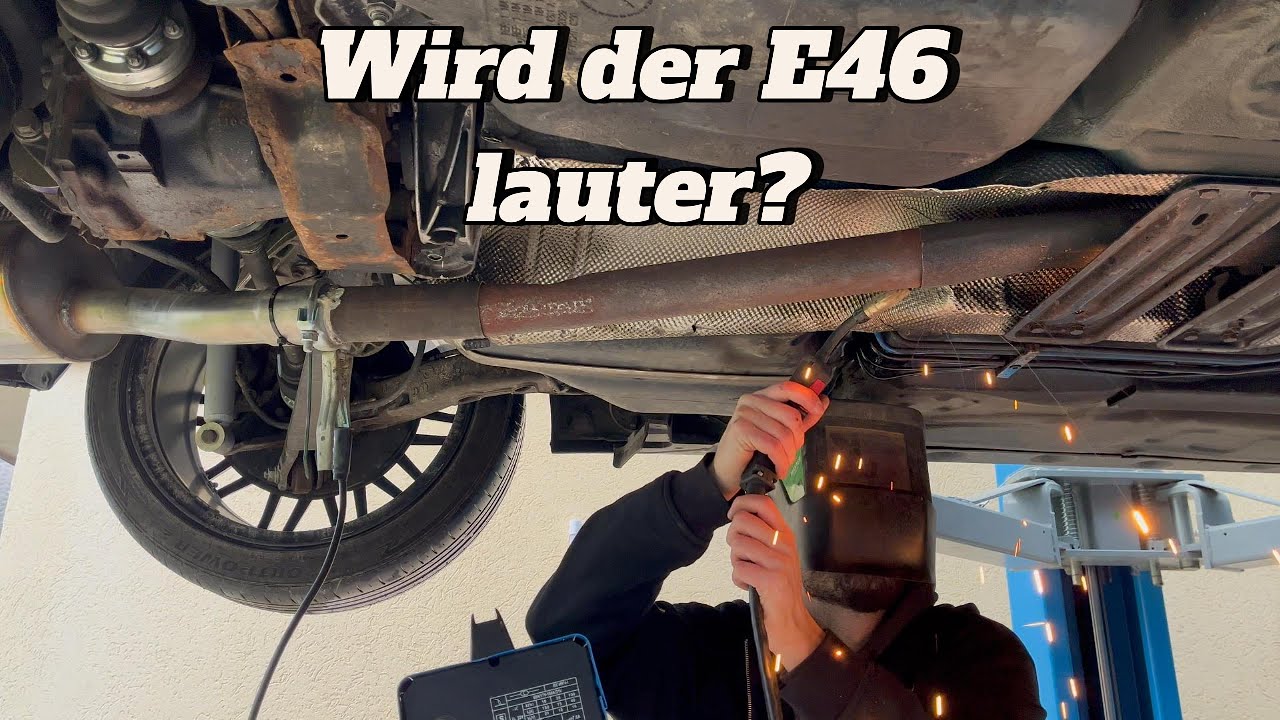 E46 Auspuff modifizieren - Wird er lauter? - Straight Pipe?