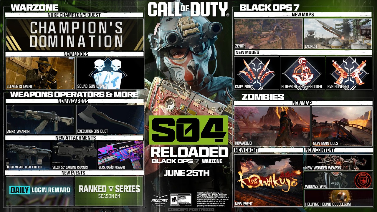 FULL Black Ops 7 Season 4 Reloaded Update & Download! (New Crossover Events, Content, & MORE!)