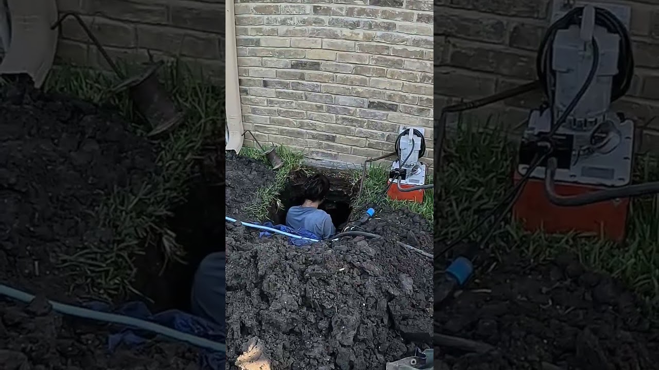 Watch the entire foundation repair process in just 58 seconds!  #HouseLeveling #DFWContractor