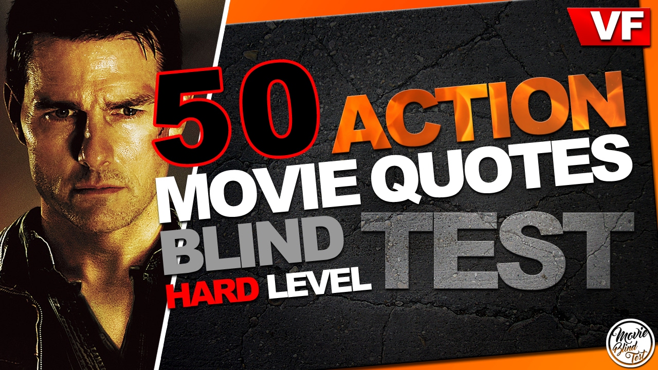 BLIND TEST Films | Action Movies QUIZ : 50 répliques difficiles [VF] #blindtest #quiz #films