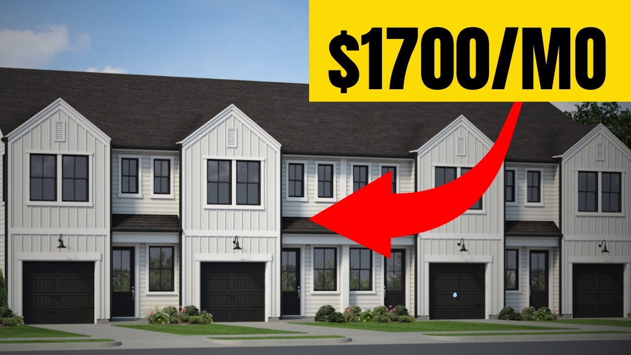Top 5 NEW Townhomes in Charleston South Carolina- $300k Homes!