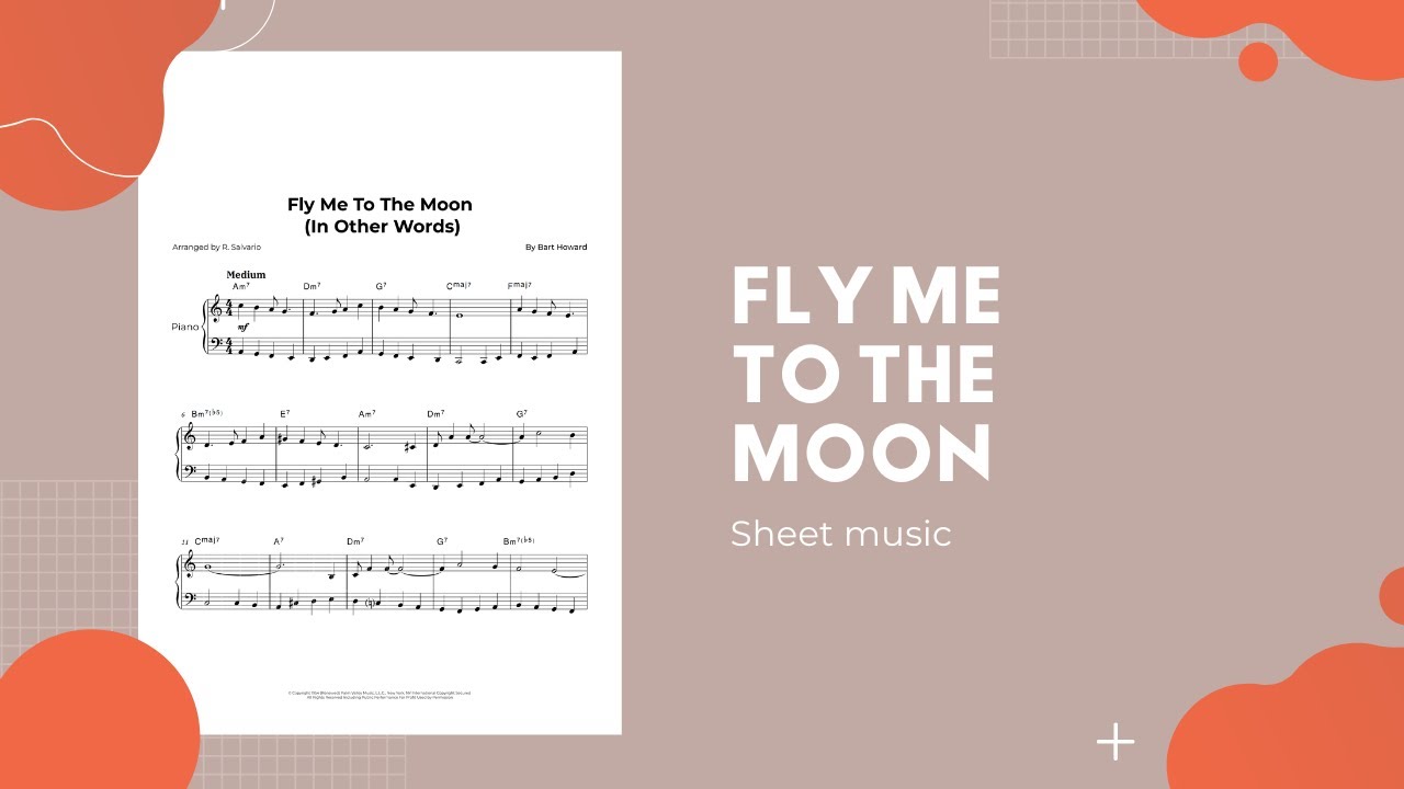 Fly Me To The Moon - Piano Sheet Music