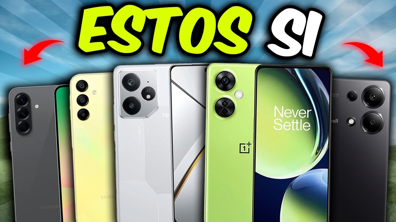 🏆 Los 5 MEJORES CELULARES CALIDAD PRECIO para COMPRAR en 2026 🚀 ¡PARA TODOS LOS BOLSILLOS!🤑