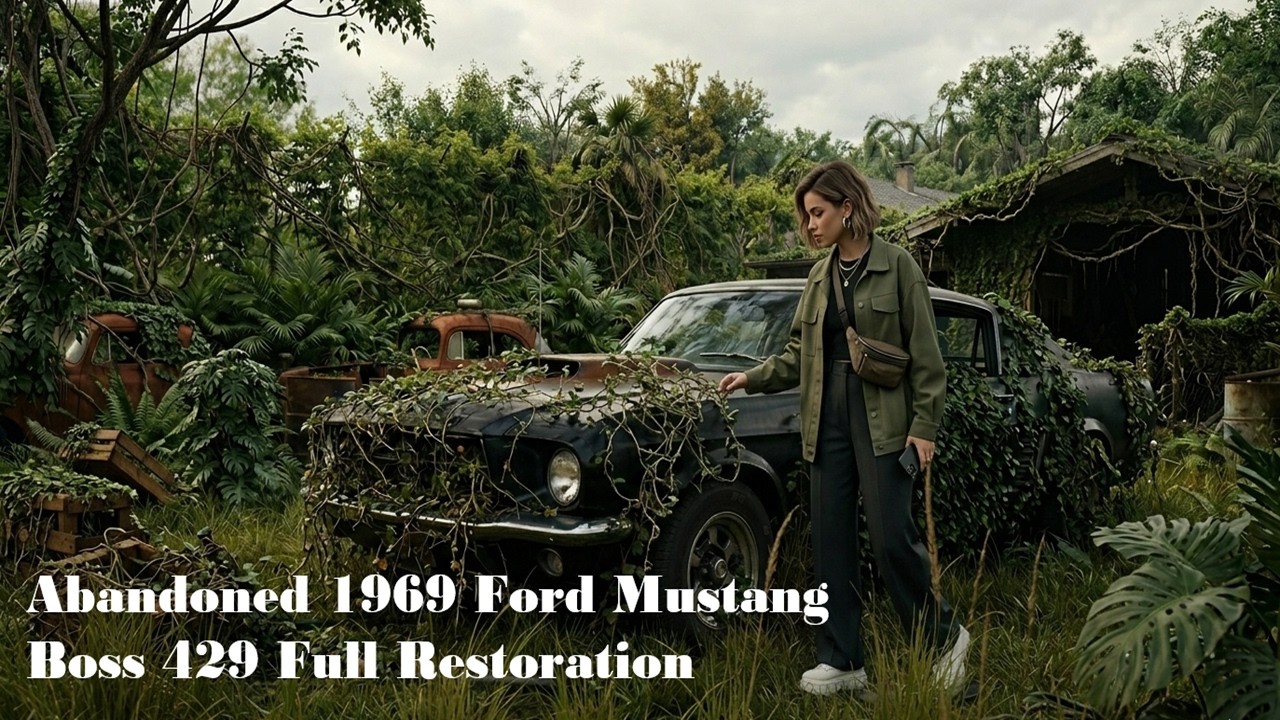 Abandoned 1969 Ford Mustang Boss 429 Full Restoration | Satisfying ASMR Rebuild | Restore by Sharif