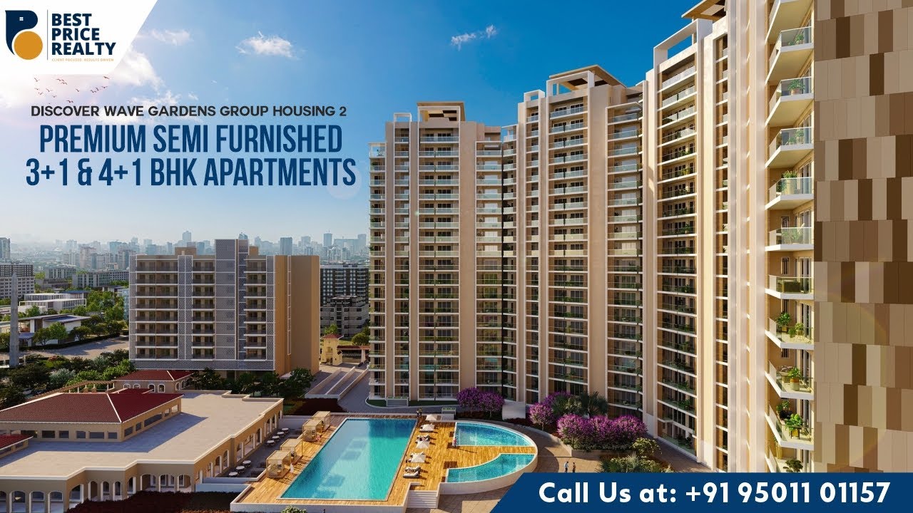 Wave Estate - 85 Mohali | Gated Township |Society Tour & Luxury Flat With Lavish Clubhouse Amenities