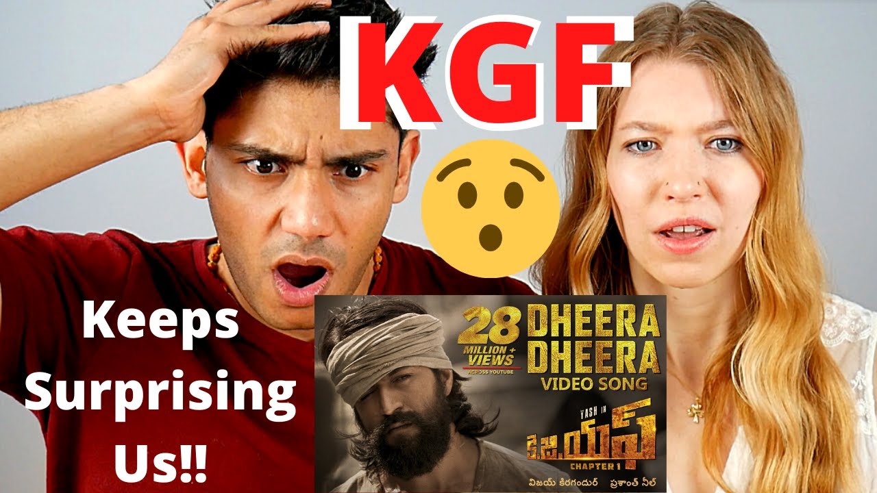 Dheera Dheera Full Video Song Reaction KGF Kannada Movie | Yash | Prashanth Neel | Hombale Films