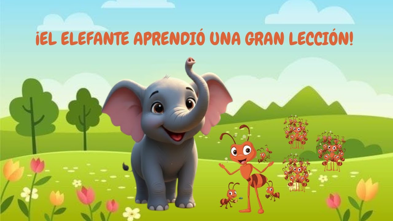 EL ELEFANTE Y LA HORMIGA 🐘🐜 CUENTO INFANTIL