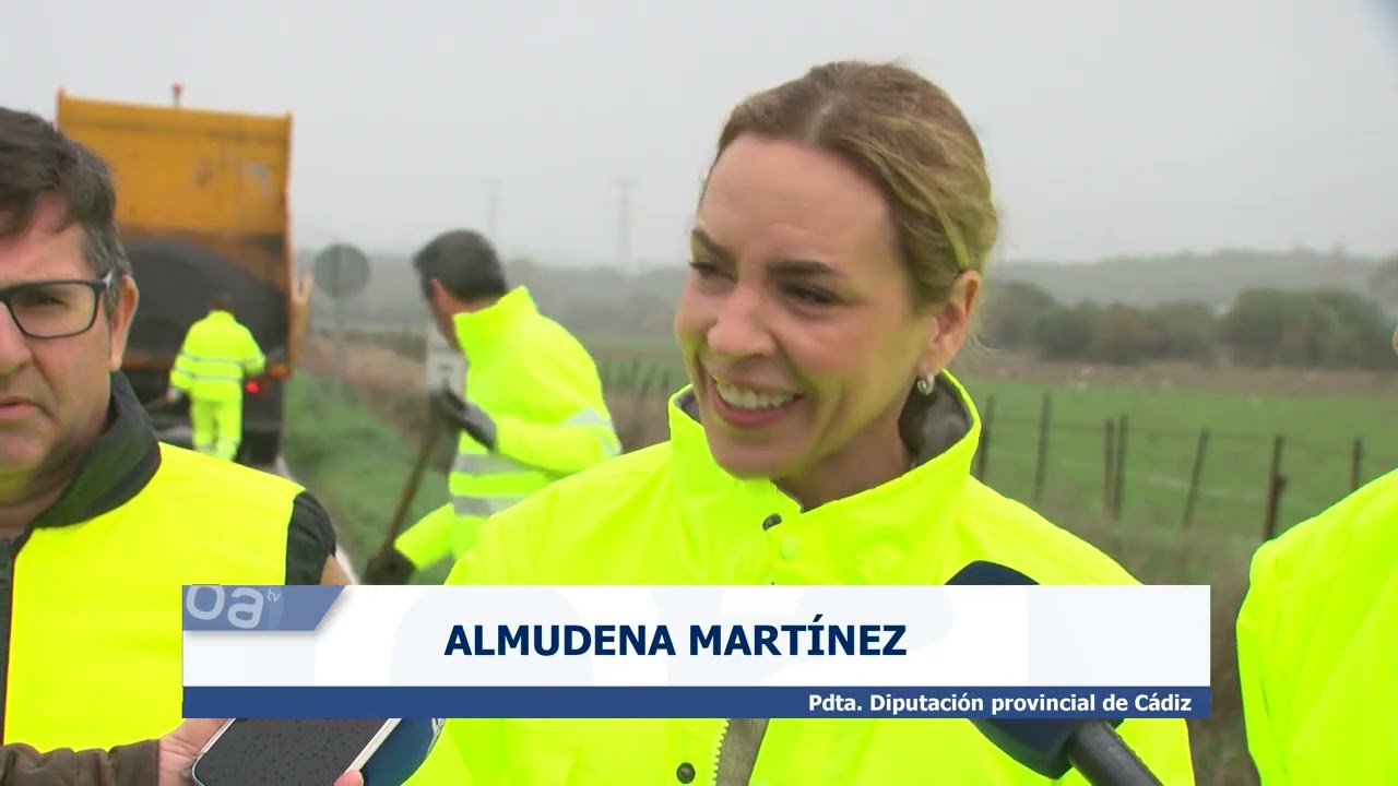 Diputación de Cádiz destina más de un millón de euros a las carreteras afectadas por el temporal
