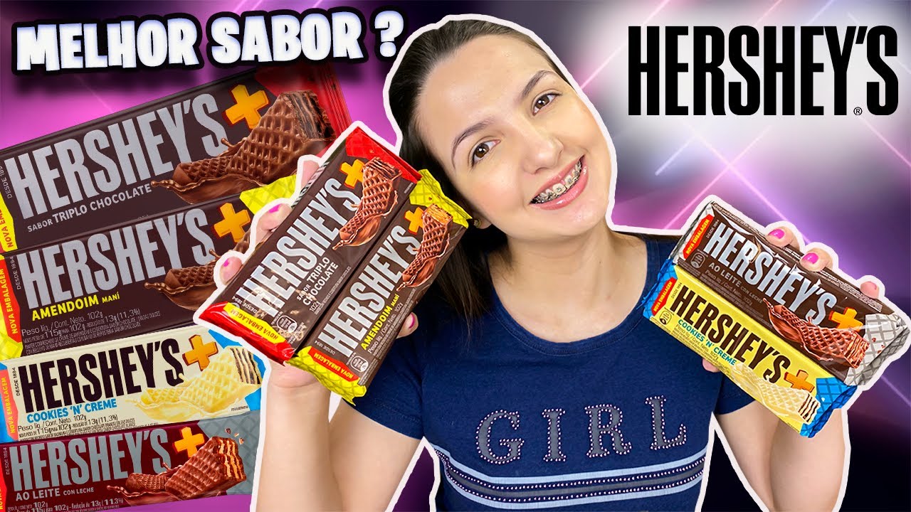 QUAL É O MELHOR SABOR DE WAFFER DA HERSHEY’S ?