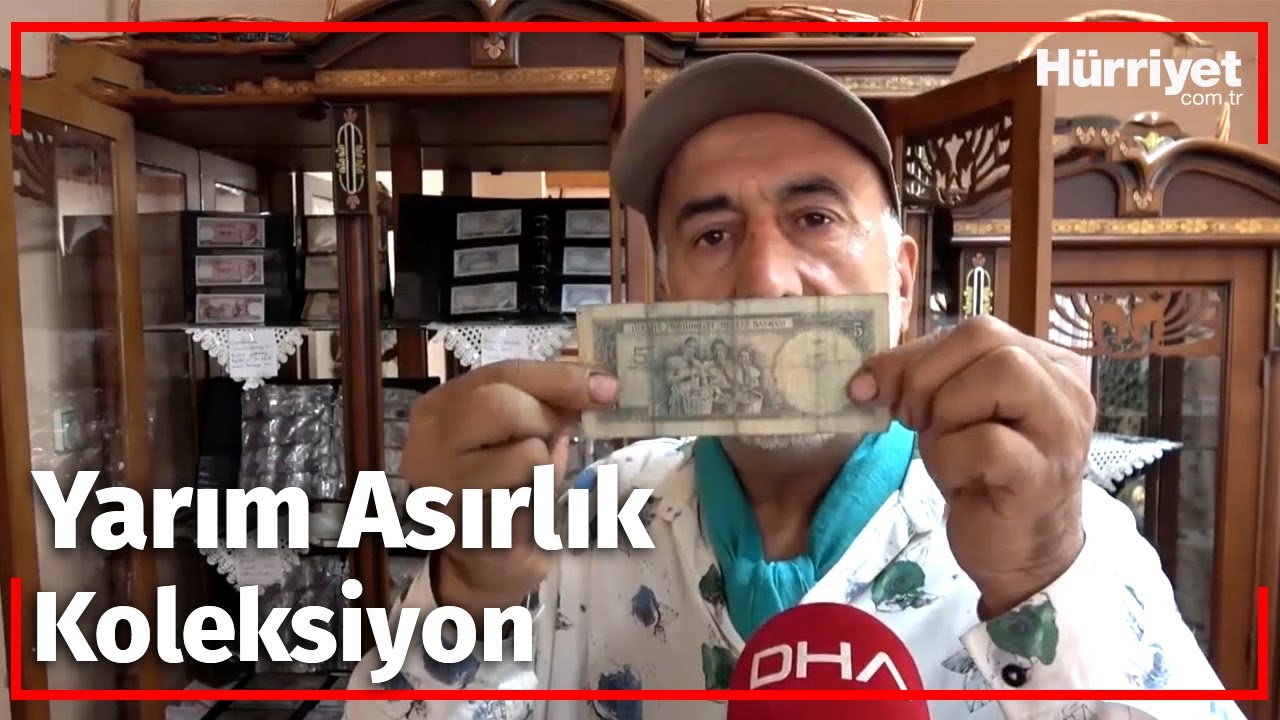 Yarım asırlık para koleksiyoncusu görenleri şaşırtıyor