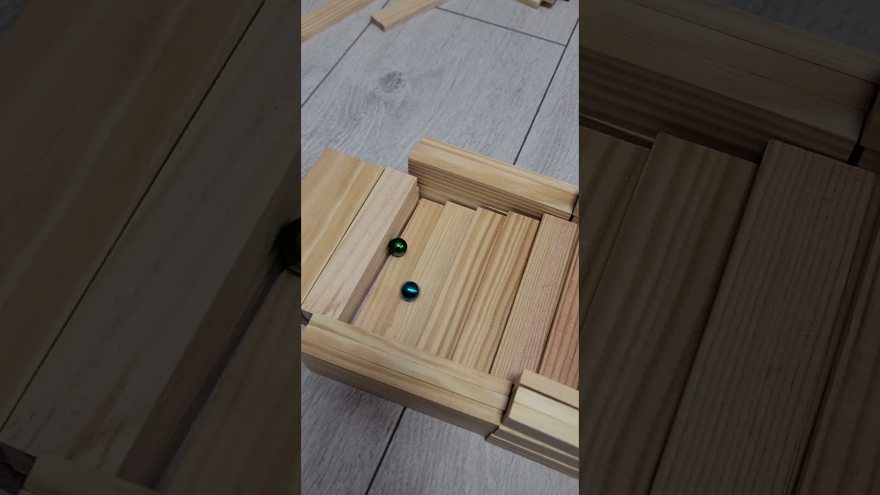 kapla stair marble run! 