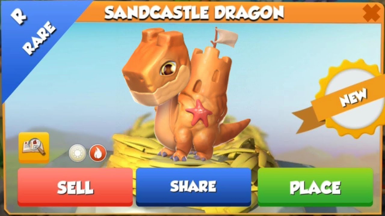 SANDCASTLE DRAGON HATCHING + Comet Dragon Breeding Done! - Dragon Mania Legends #554
