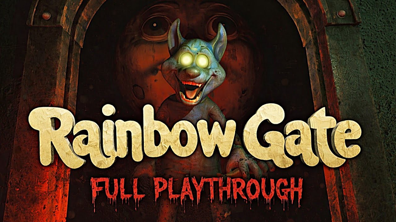 Rainbow Gate FULL PLAYTHROUGH - Abandoned Amusement Park Horror Gameplay (no commentary)