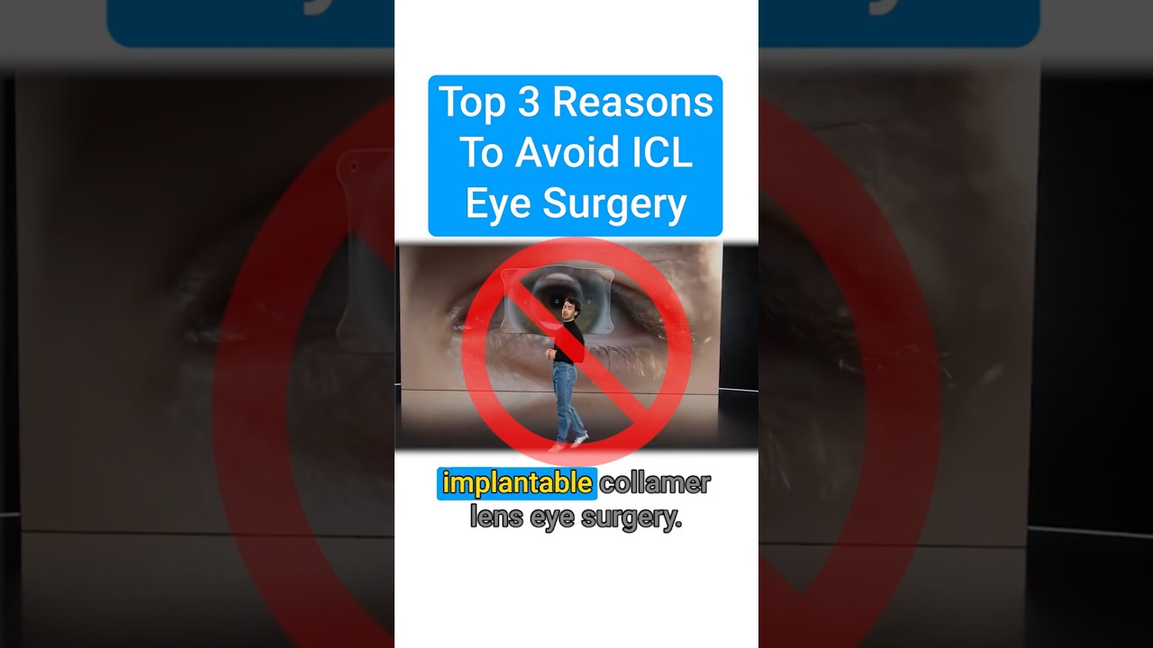 Top 3 Reasons to Avoid ICL eye surgery / EVO ICL disadvantages