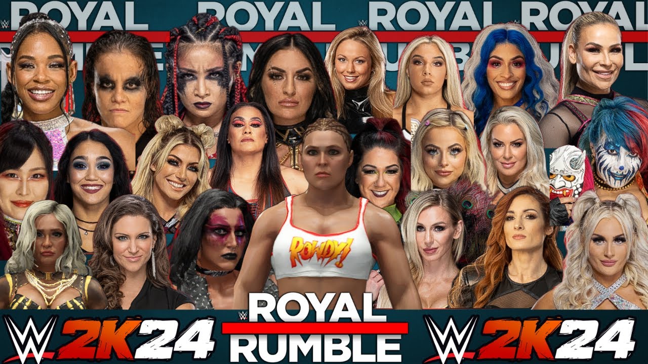 WWE 2K24 - 30 Women Royal Rumble Match  (PC)