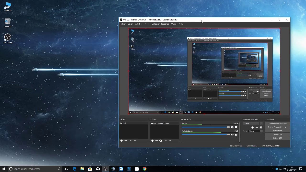 s amuser avec obs studio