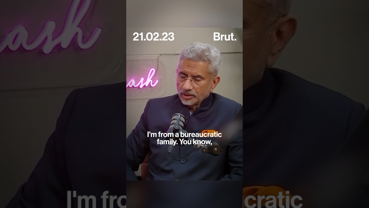 Jaishankar got candid about his family and pressures at home&hellip;