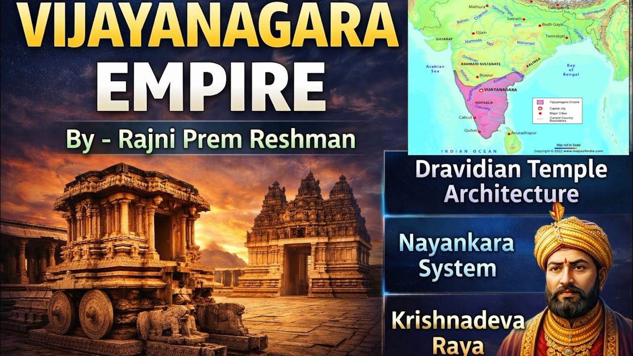 VIJAYANAGARA EMPIRE | COMPLETE NCERT + UPSC NOTES| UPSC CSE 2026 | BPSC | MPSC | JPSC | State PCS 