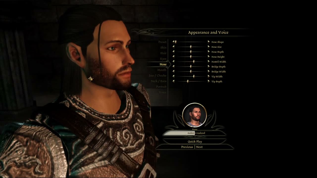 Human Male DAO no mods