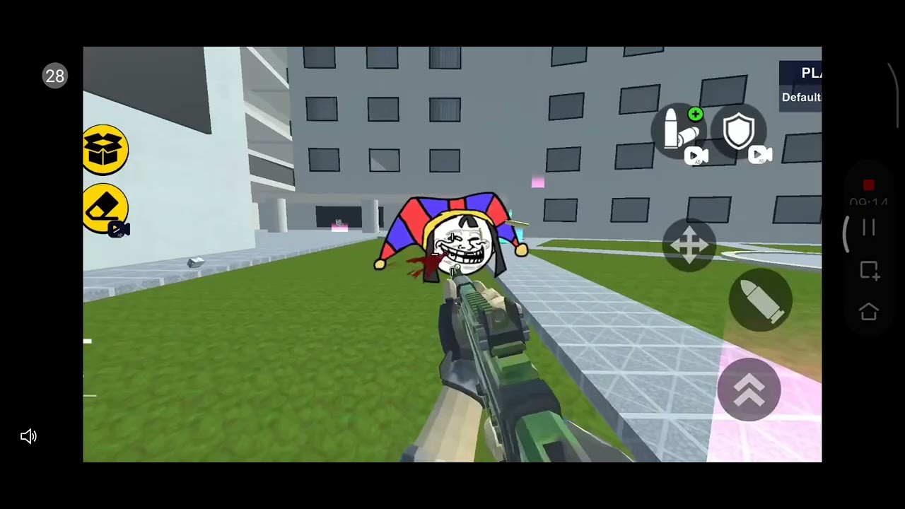 Jugando un juego de terror 