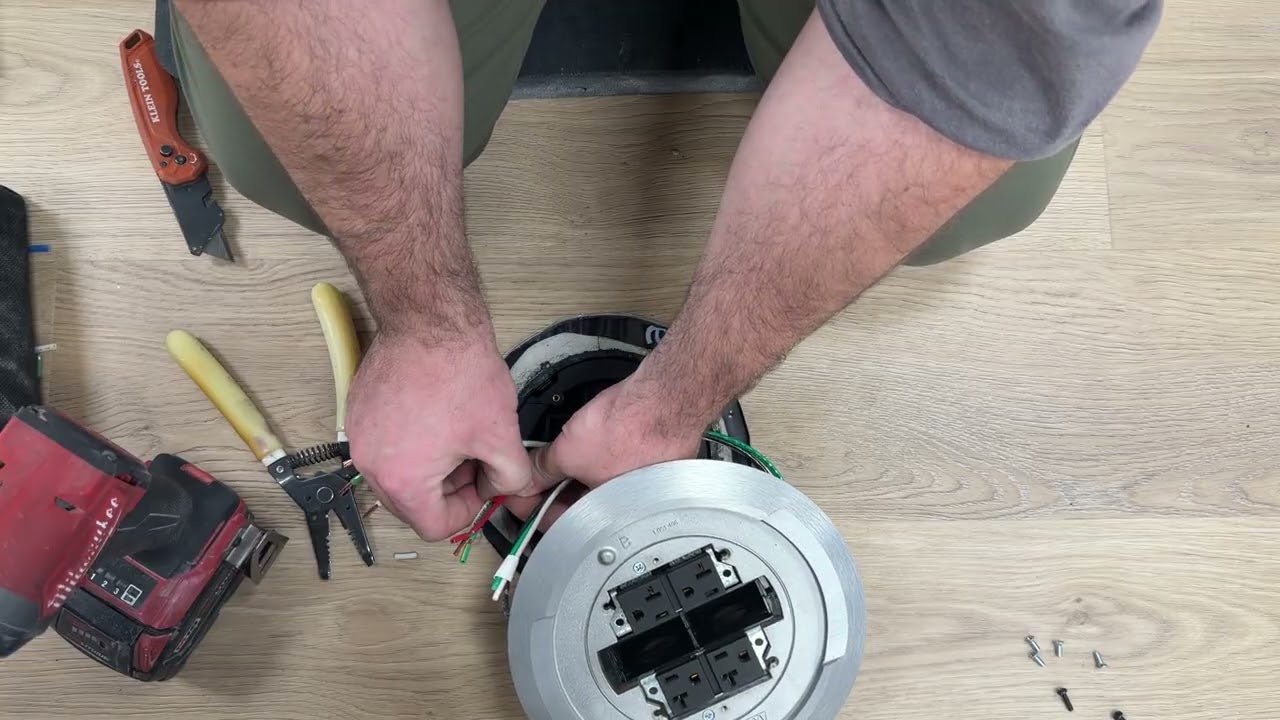 Floor receptacle install (long version)