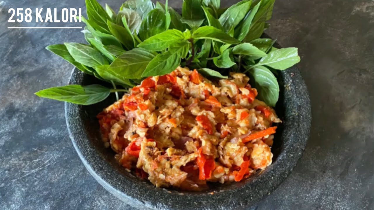 Tempe penyet diet l tanpa minyak enak dan sehat