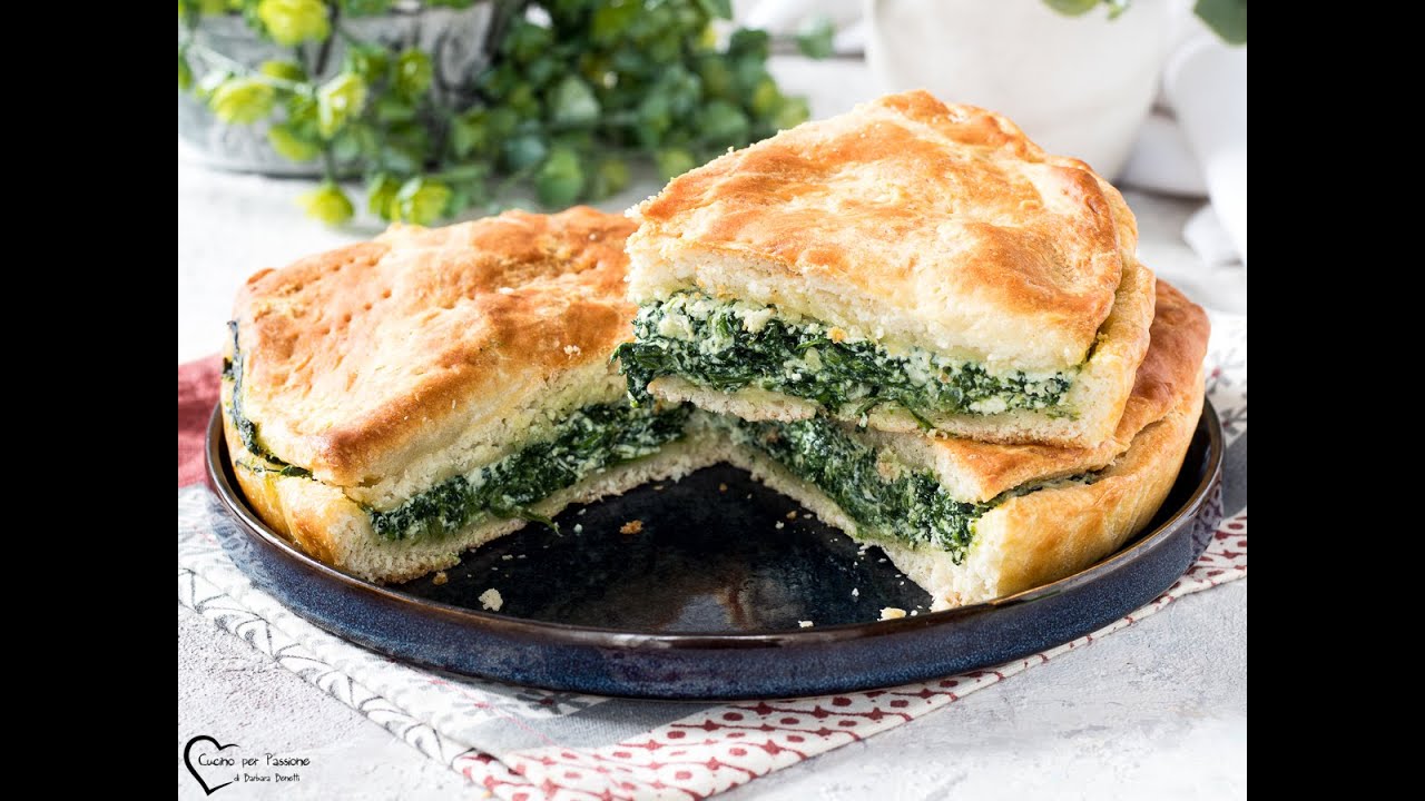 FOCACCIA CON RICOTTA E SPINACI